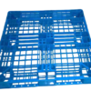 Pallet nhựa liền khối 1 mặt 1000x1000x120mm màu xanh