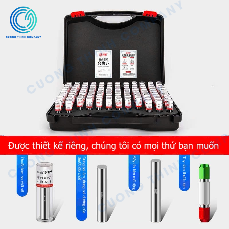 Bộ Dưỡng Kiểm Lỗ Dạng Chốt Từ 0.1-50mm