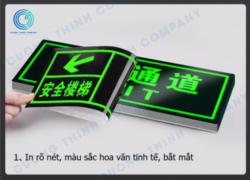 Biển Báo Lối Thoát Hiểm Dạ Quang
