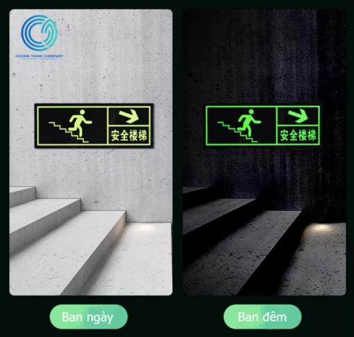 Biển Báo Lối Thoát Hiểm Dạ Quang