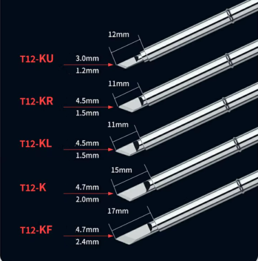 mũi hàn T12