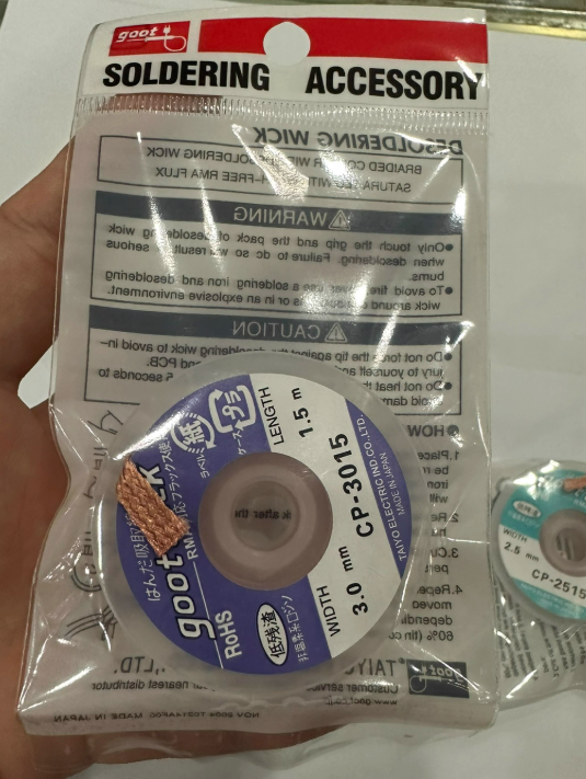 Dây đồng hút chì Goot Dây đồng hút chì Goot